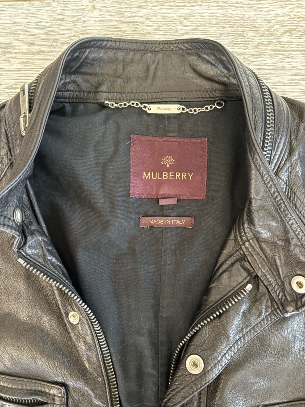 MULBERRY MENS LEATHER JACKET - Picture 2 of 9
